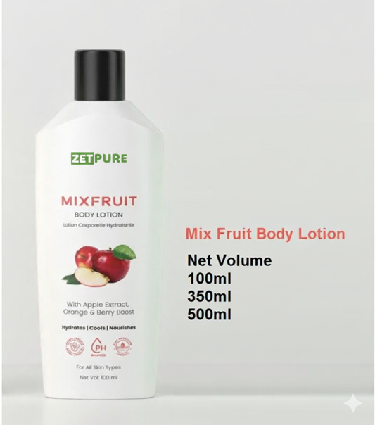 Body lotion mix fruit